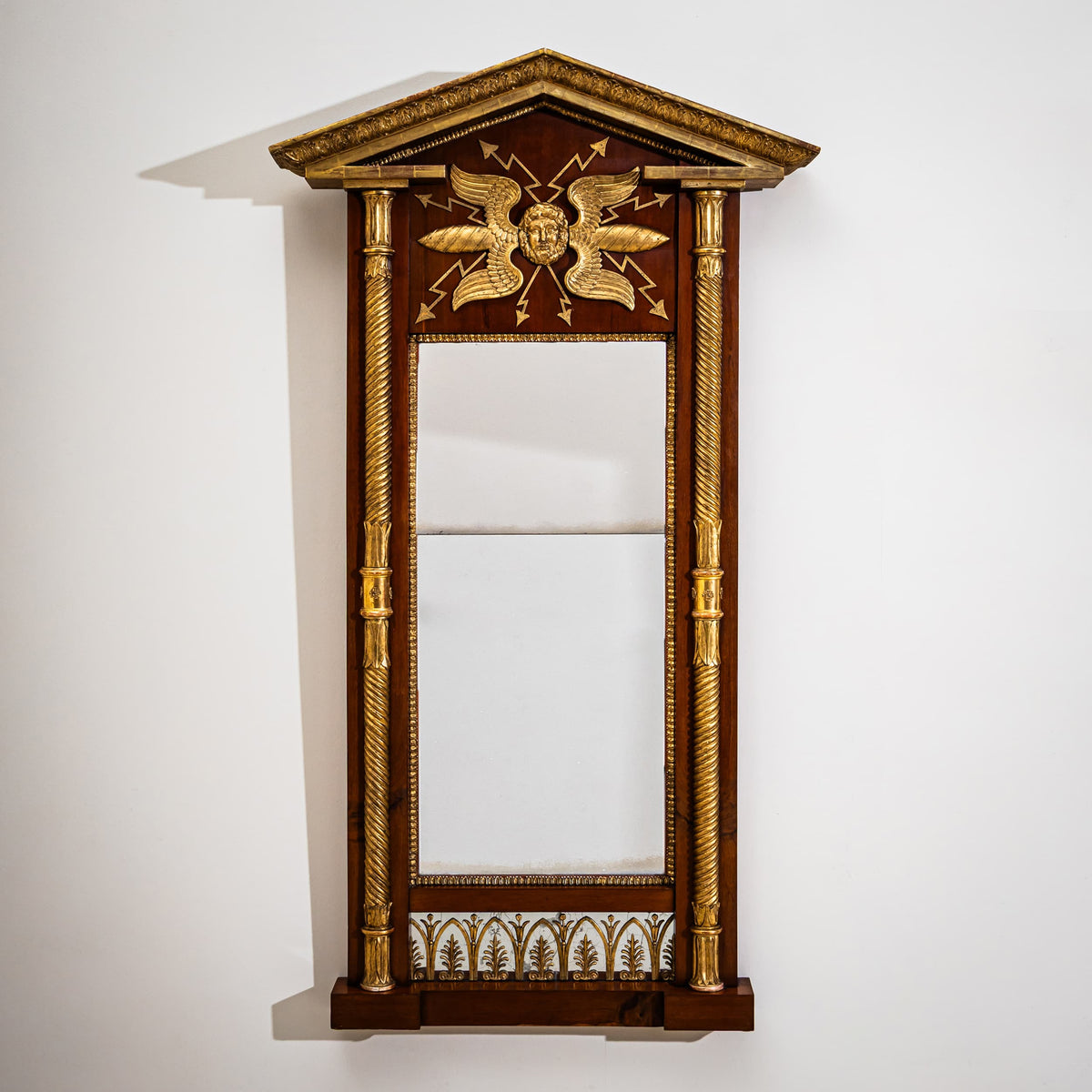 Empire Mirror by Johan Martin Berg, Gothenburg / Sweden, Early 19th Century