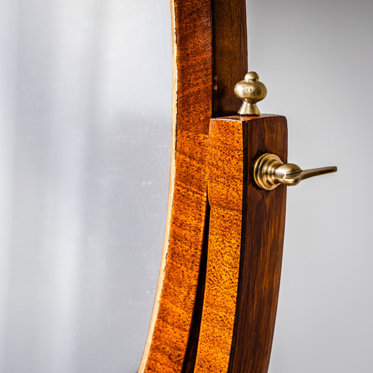 Biedermeier Table Mirror with Eagle, Vienna, Early 19th Century