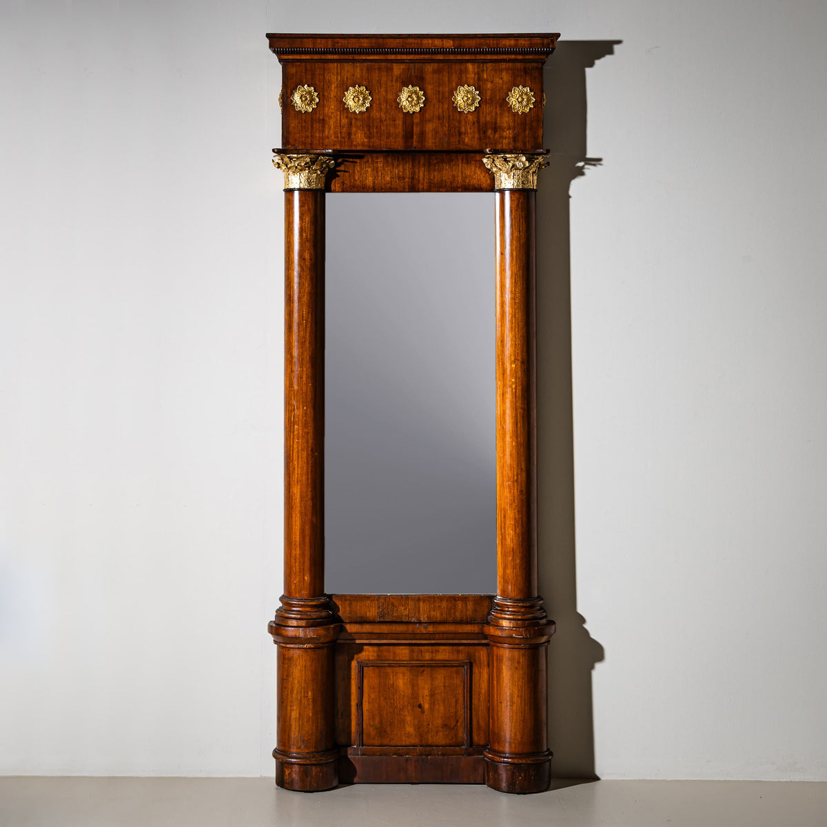 Pfeilerspiegel, bezeichnet Karl Wanschaff (1775–1848), Berlin, datiert 1812