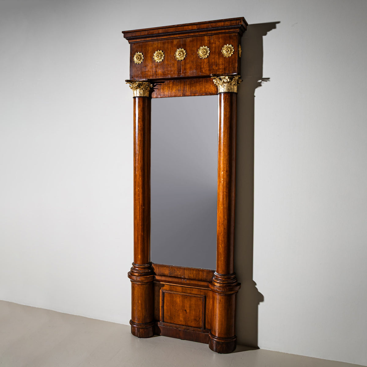 Pfeilerspiegel, bezeichnet Karl Wanschaff (1775–1848), Berlin, datiert 1812