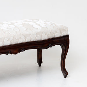 Upholstered Baroque-style Bench, 19th Century