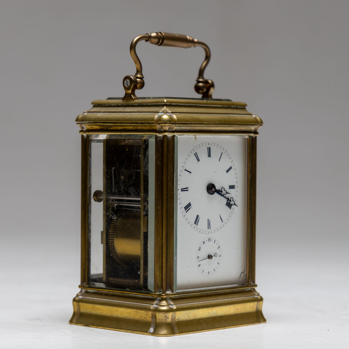 French Travel Clock by Aiguilles, late 19th / early 20th century