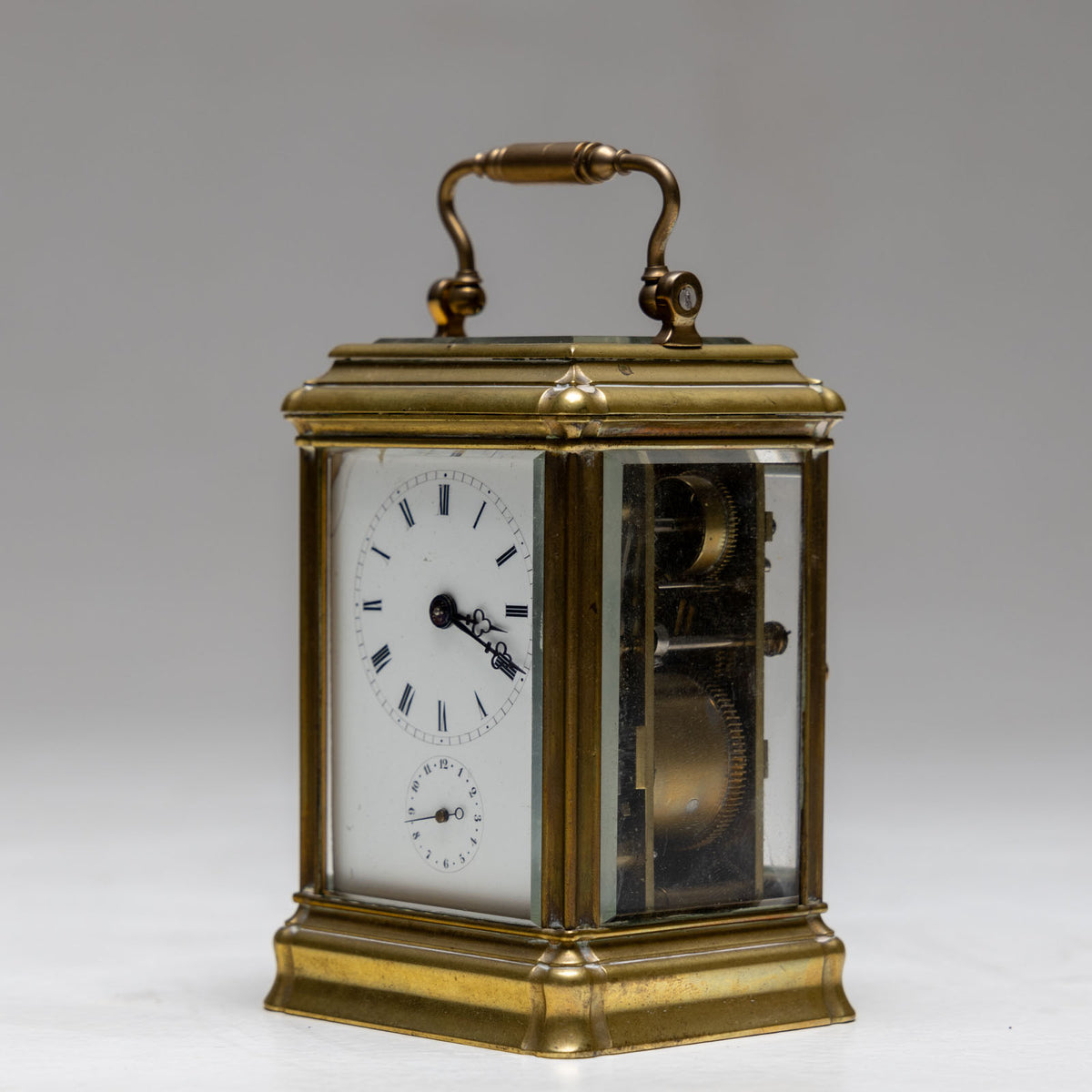 French Travel Clock by Aiguilles, late 19th / early 20th century