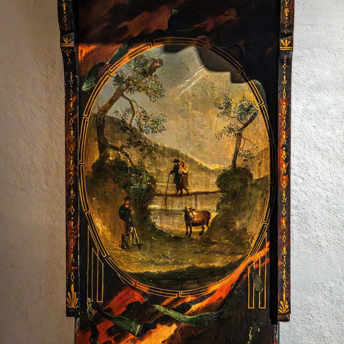 Wall Clock, Netherlands, Mid-19th Century