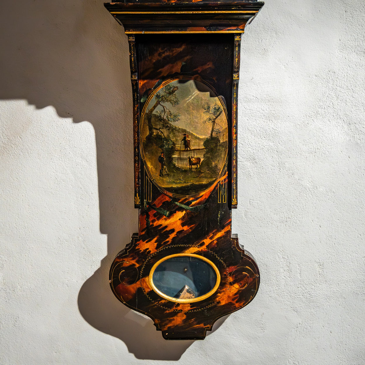 Wall Clock, Netherlands, Mid-19th Century