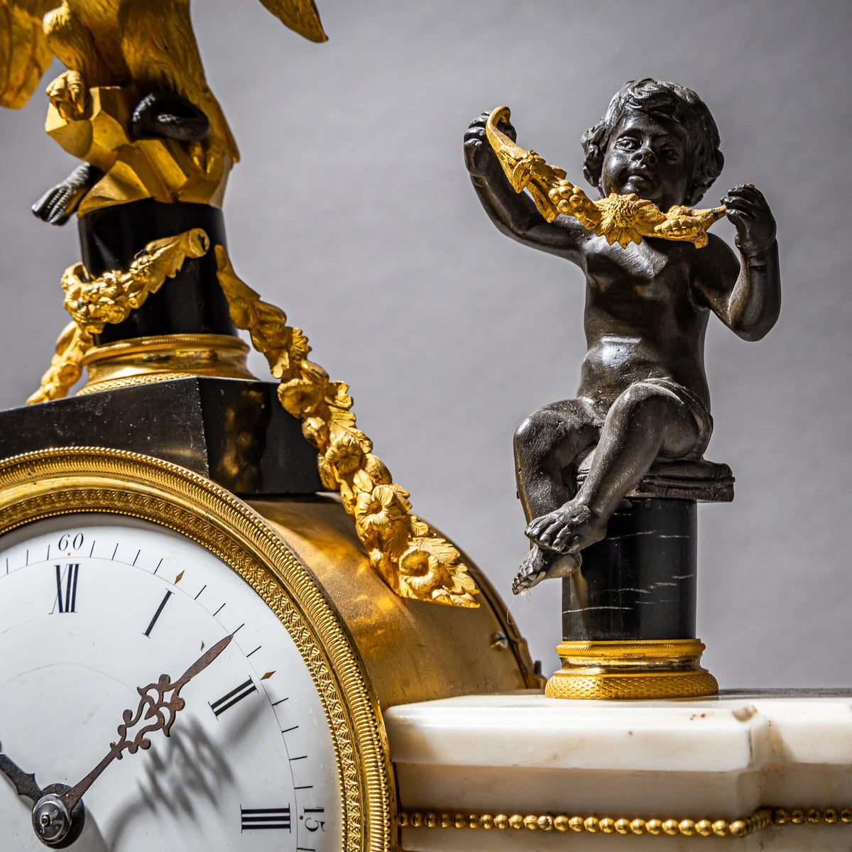Louis Seize Portal Pendule, Paris Late 18th Century
