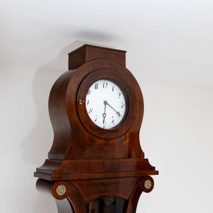 Empire Mahogany Grandfather Clock, early 19th Century