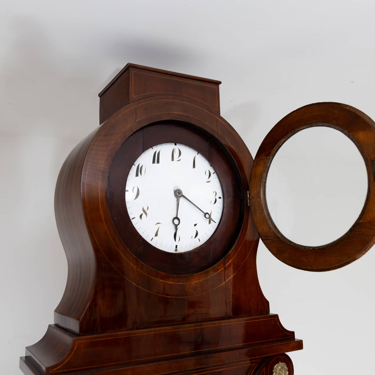 Empire Mahogany Grandfather Clock, early 19th Century