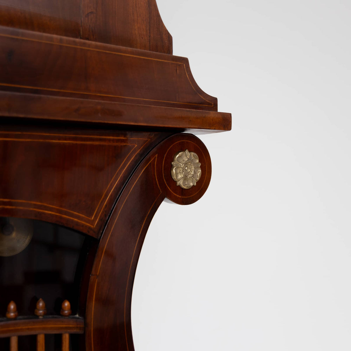 Empire Mahogany Grandfather Clock, early 19th Century