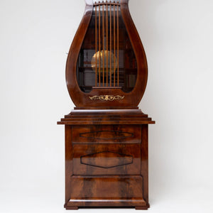 Empire Mahogany Grandfather Clock, early 19th Century