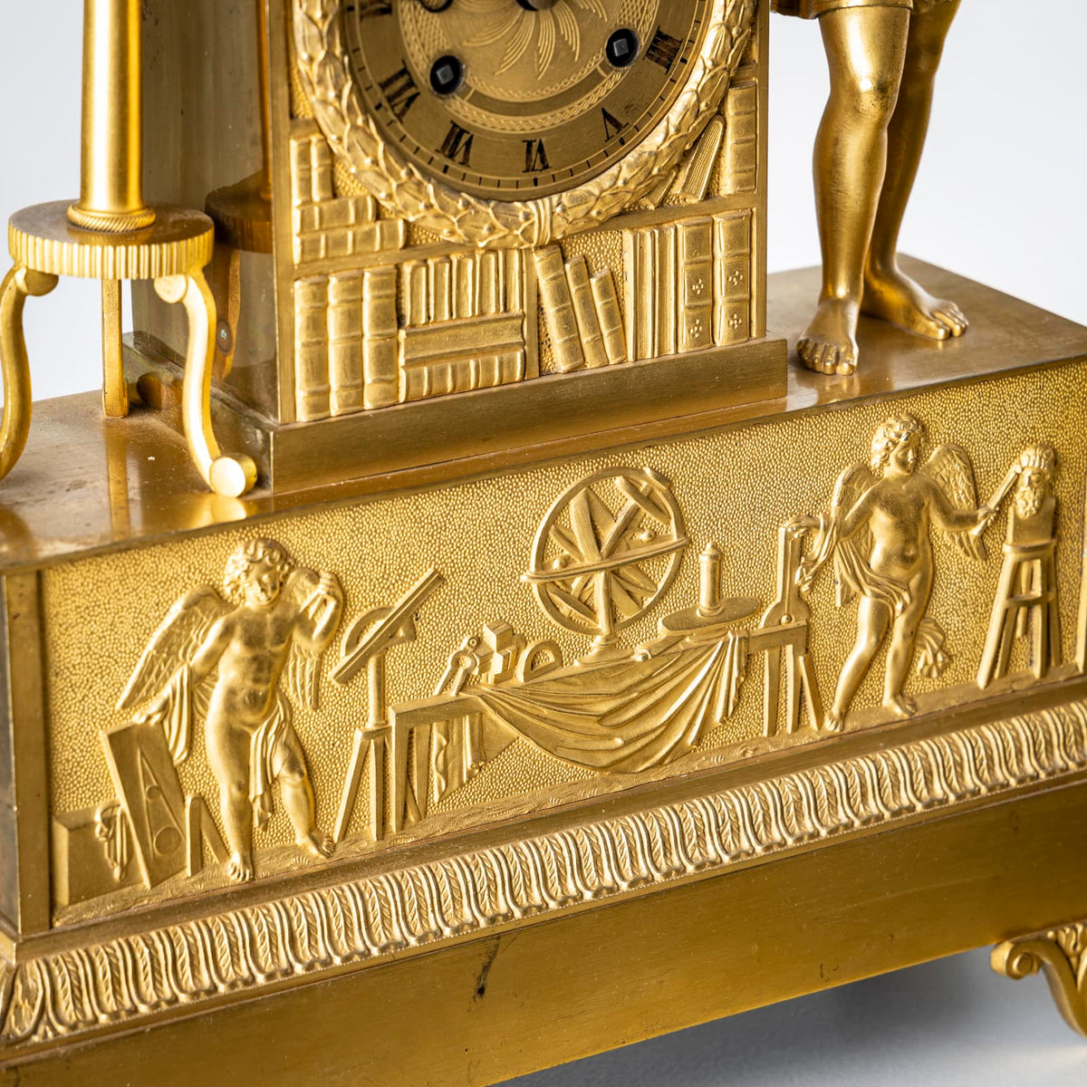 Mantel Clock, Allegory of the Sciences, France around 1830