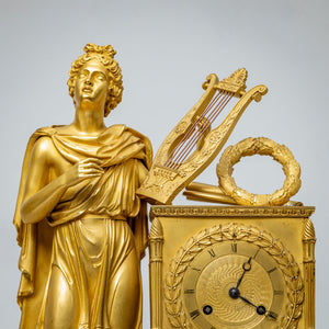 Mantel Clock with Apollo, Early 19th Century