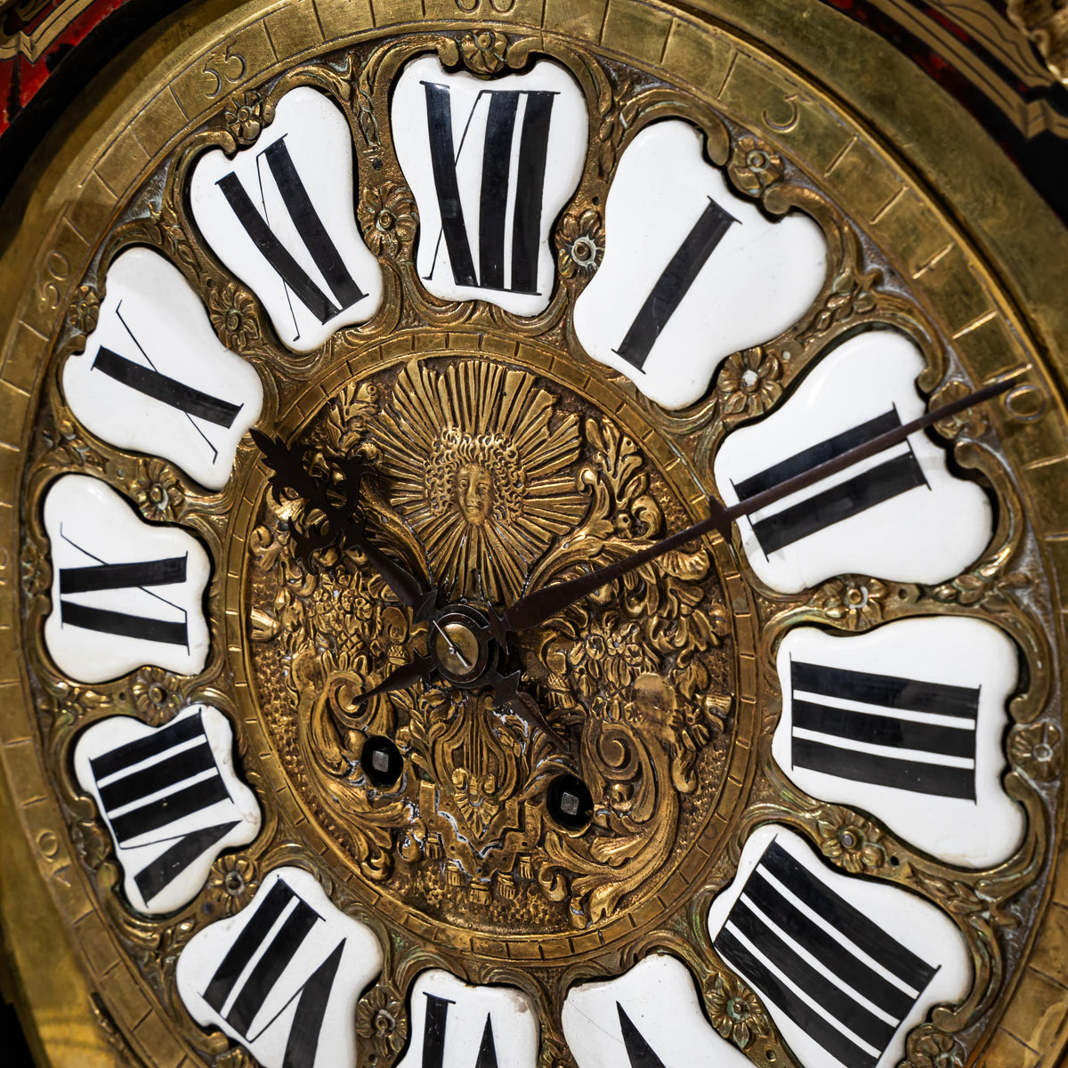 Louis Quinze-style Grand Cartel Clock with Console, signed "Crosnier à Paris", mid-19th century