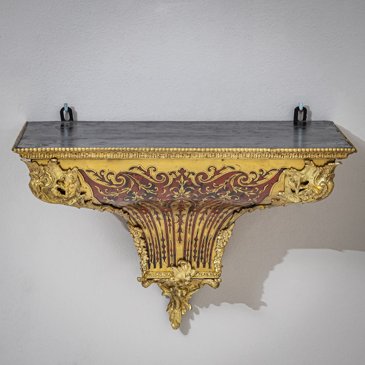 Louis Quinze-style Grand Cartel Clock with Console, signed "Crosnier à Paris", mid-19th century