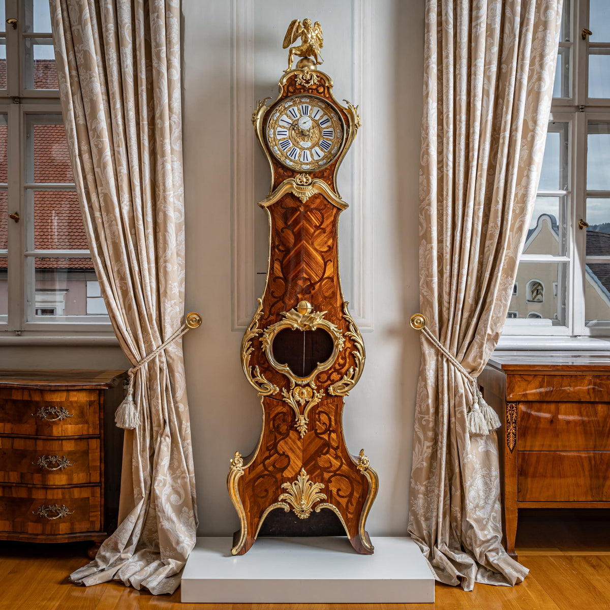Louis Quinze Standuhr, Frankreich, Mitte 18. Jahrhundert