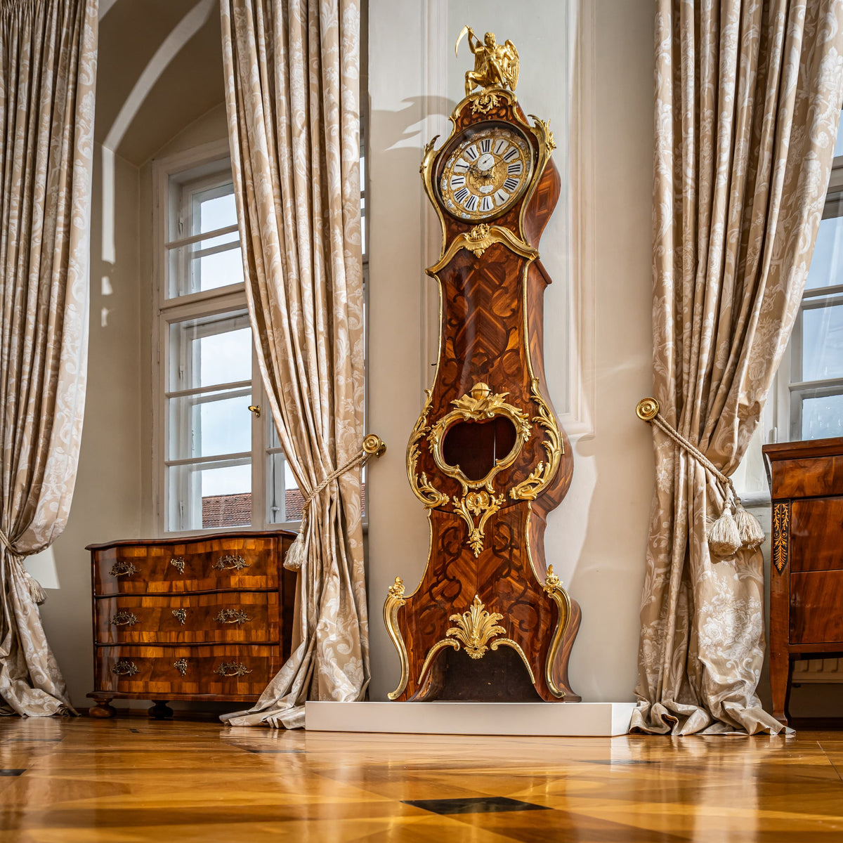 Louis XV Longcase Clock, France, Mid-18th Century