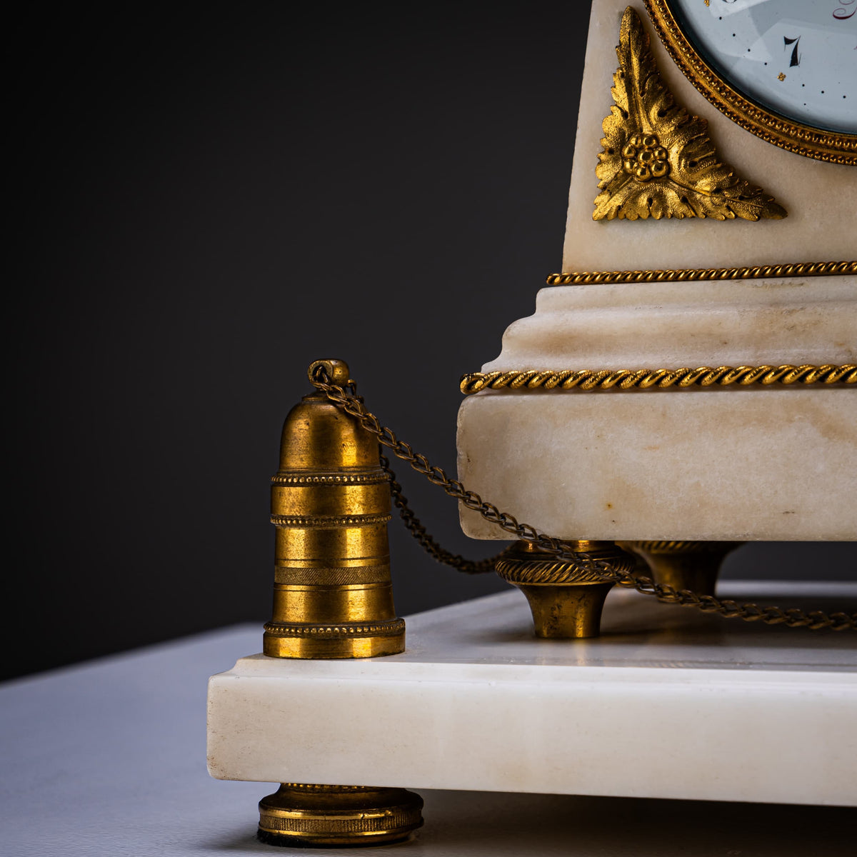 Louis XVI Obelisk Clock, signed Roque à Paris, circa 1780