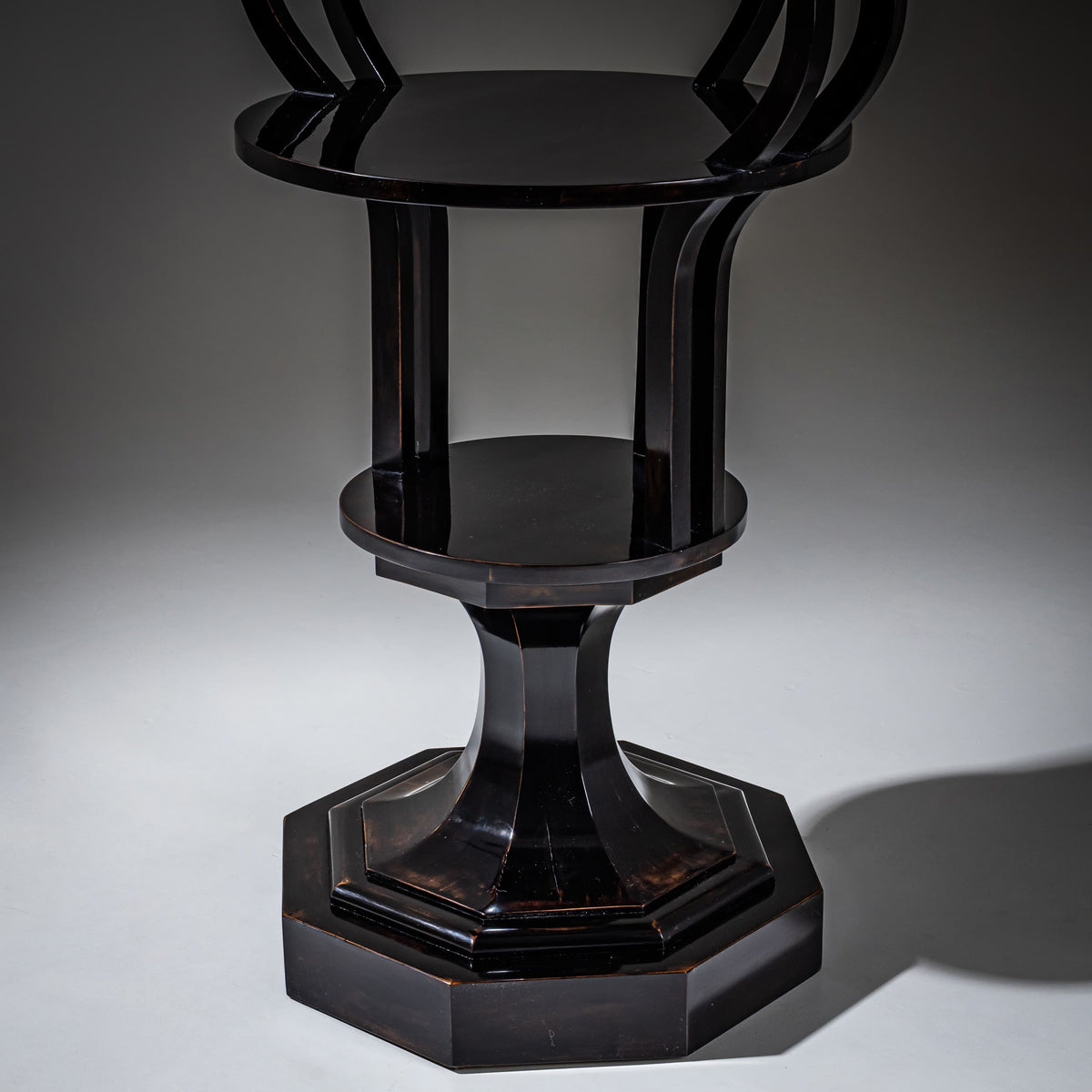Ebonized Étagère, Vienna, 1st Half 19th Century