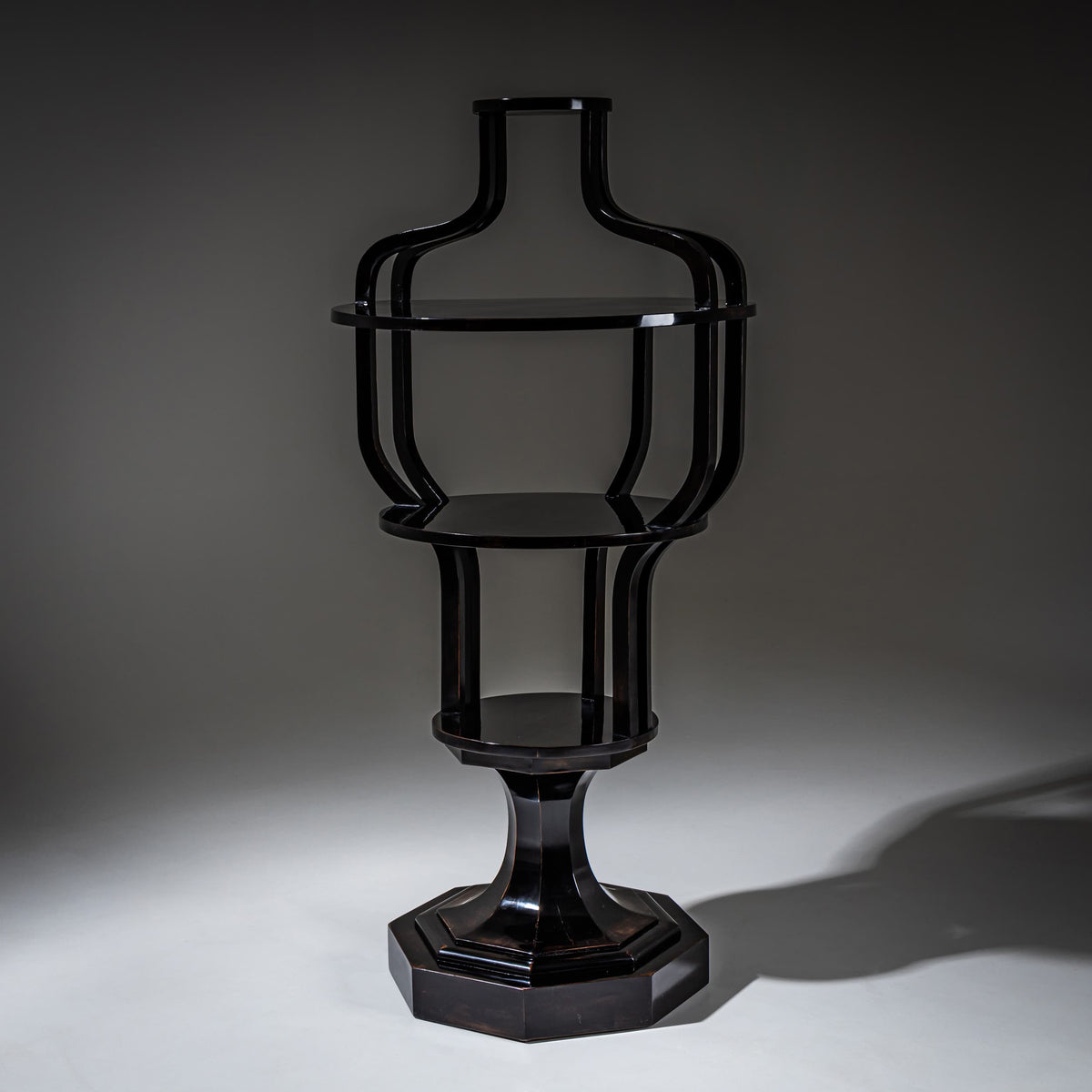 Ebonized Étagère, Vienna, 1st Half 19th Century