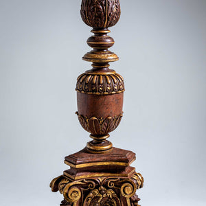 Early Baroque Altar Candlesticks, Florence, dated 1627