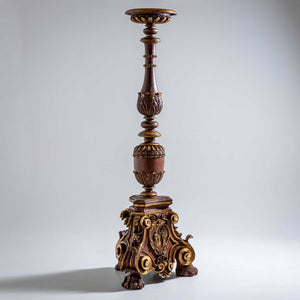 Early Baroque Altar Candlesticks, Florence, dated 1627