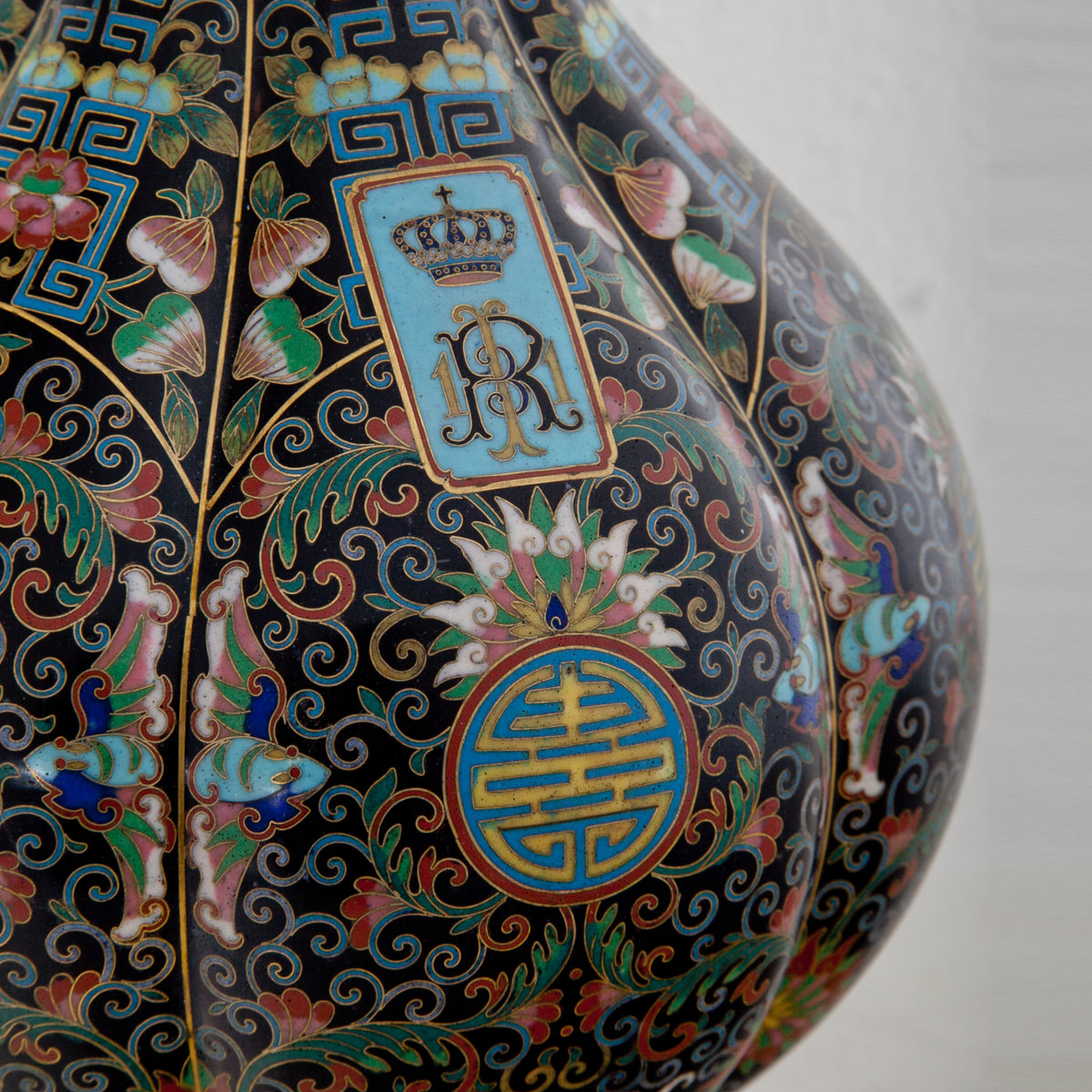 Cloisonné-Vase, c. 1900