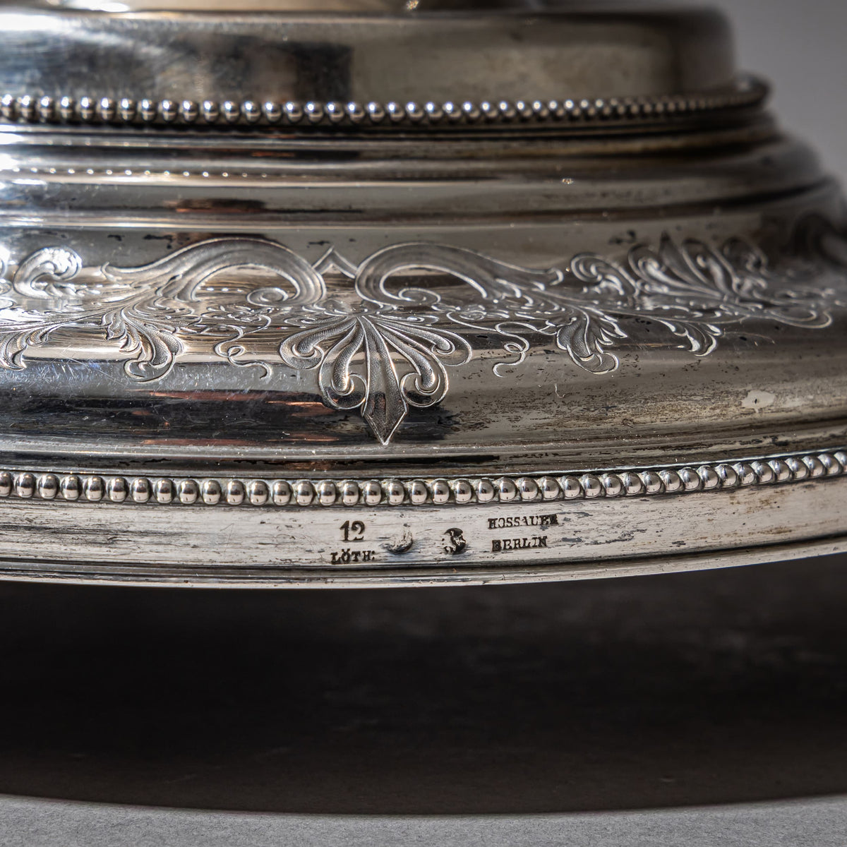 Deckelschale aus Silber, Johann George Hossauer (1794-1874), Berlin um 1835