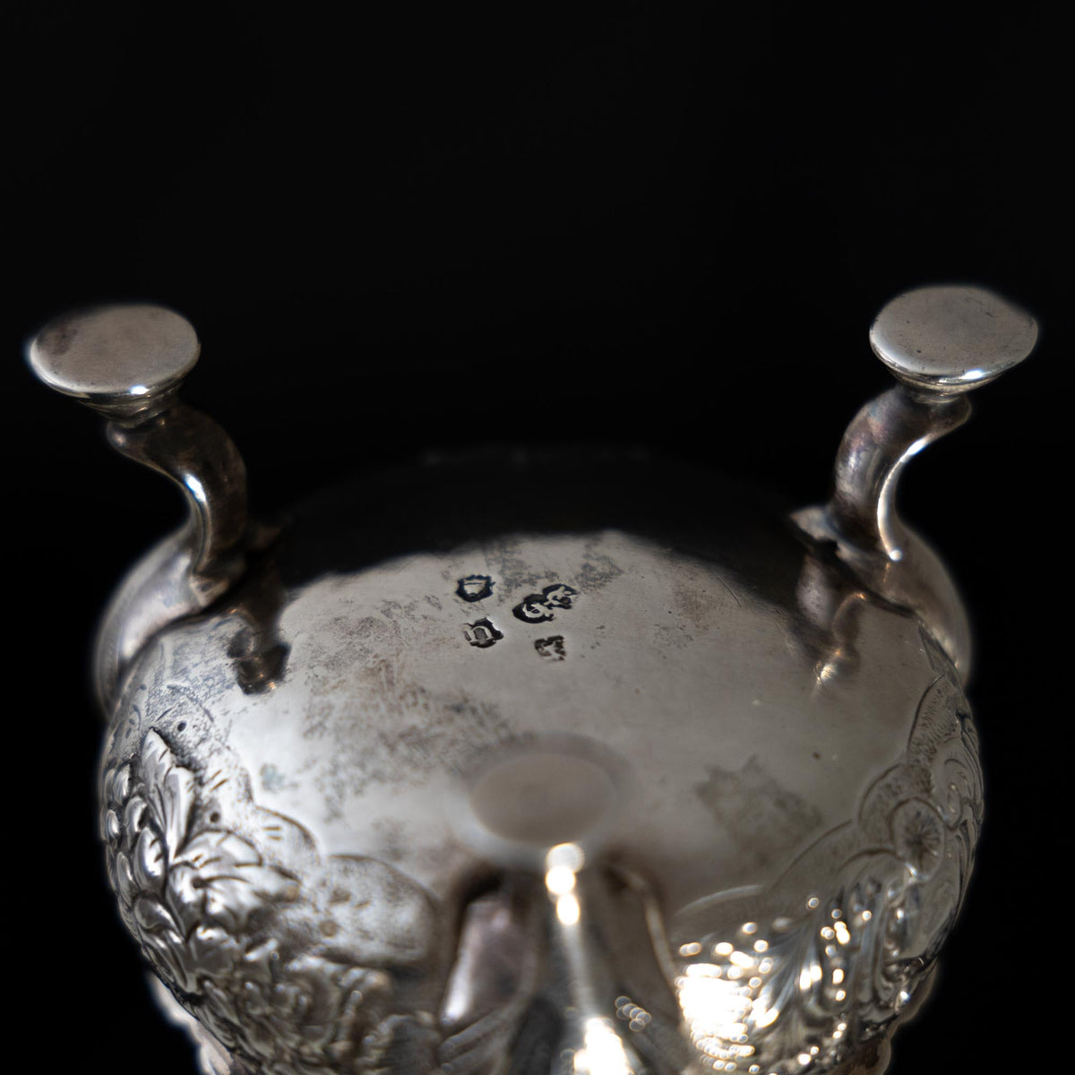 Pair of Silver Salt Cellars, London, Mid-18th Century