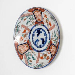 Großer Imari Porzellan Teller, wohl 19. Jahrhundert