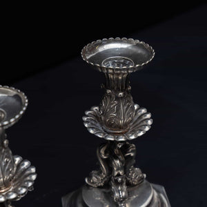 Pair of Candlesticks, Nuremberg 19th Century