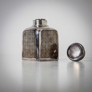 Russian silver Tea Caddy, Moscow 1870