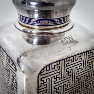 Russian silver Tea Caddy, Moscow 1870