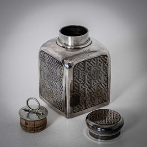 Russian silver Tea Caddy, Moscow 1870