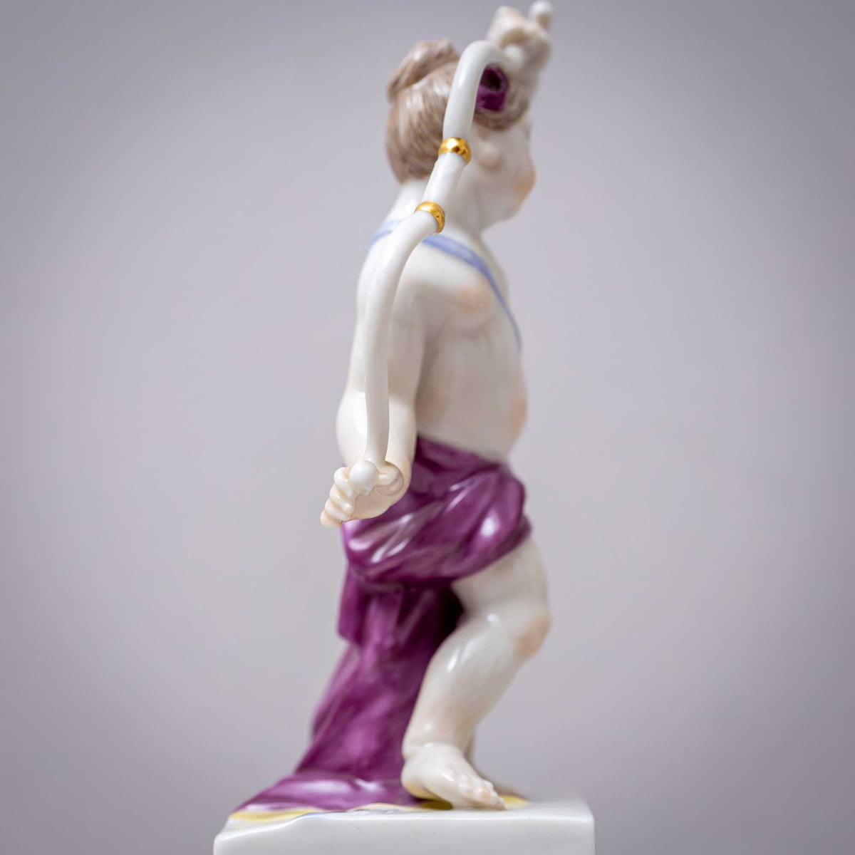Putti as Diana and Hermes, Nymphenburg Porcelain, 1st Quarter 20th Century