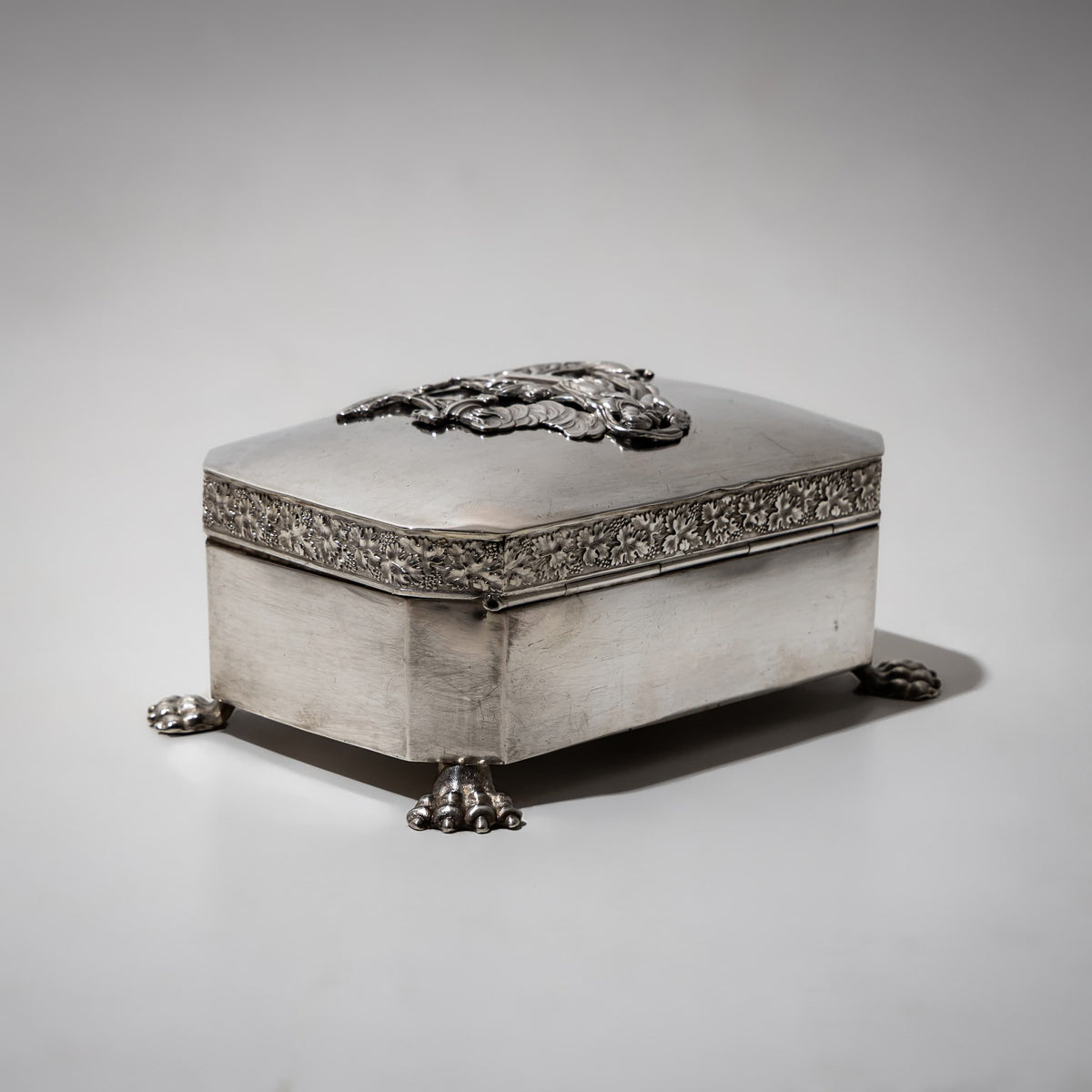 Silver Sugar Bowl, Gebrüder Gerike, Berlin, 1830–1840