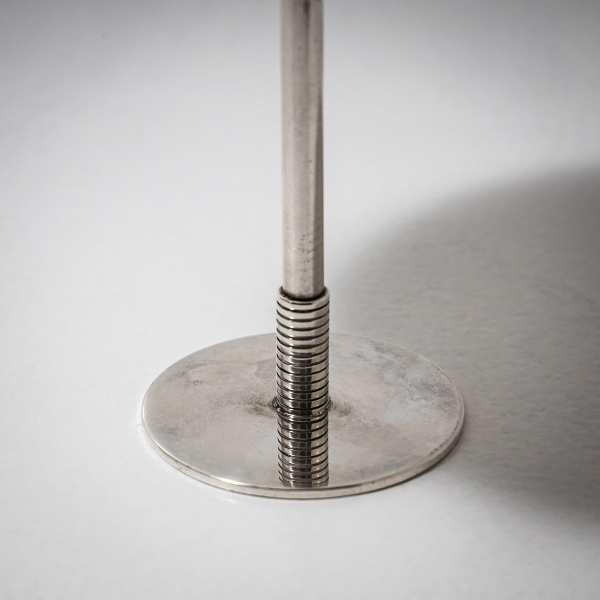 Art Deco Silver Tazza, Model No. 718 by Sigvard Bernadotte for Georg Jensen, Denmark, Mid-20th Century