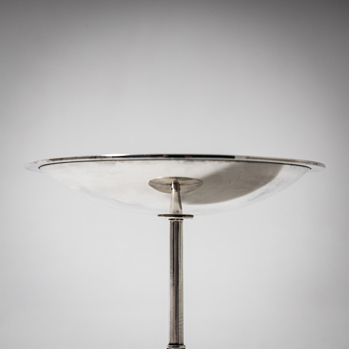 Art Deco Silver Tazza, Model No. 718 by Sigvard Bernadotte for Georg Jensen, Denmark, Mid-20th Century