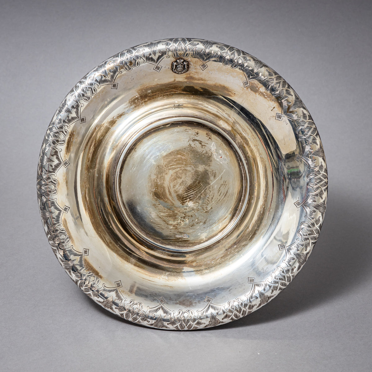 Silver Bowl by Mayerhofer & Klinkosch, 18 Lot, Vienna 1863