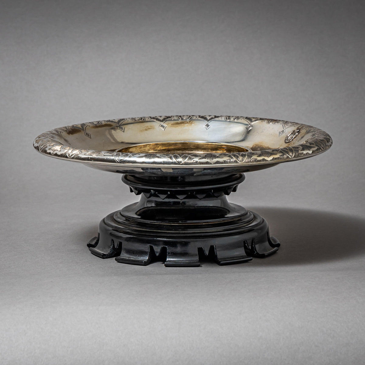Silver Bowl by Mayerhofer & Klinkosch, 18 Lot, Vienna 1863