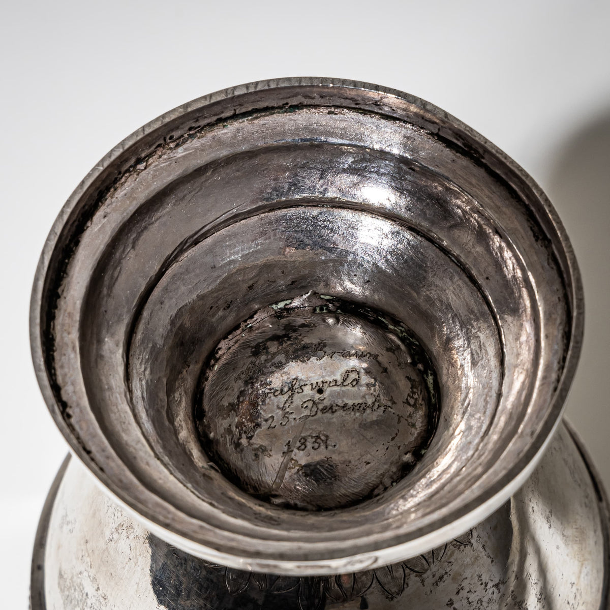Silver Milk Jug, Maker Carl Ehrenfried Giese, Greifswald, circa 1830