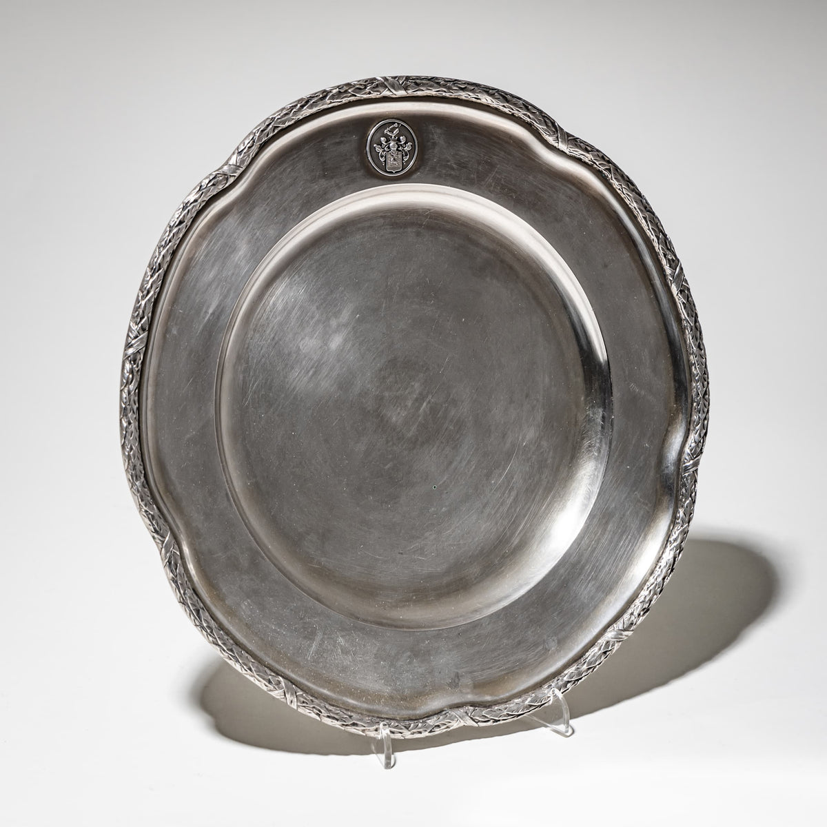 Set of four Silver Charger Plates, Friedländer Berlin, c. 1900