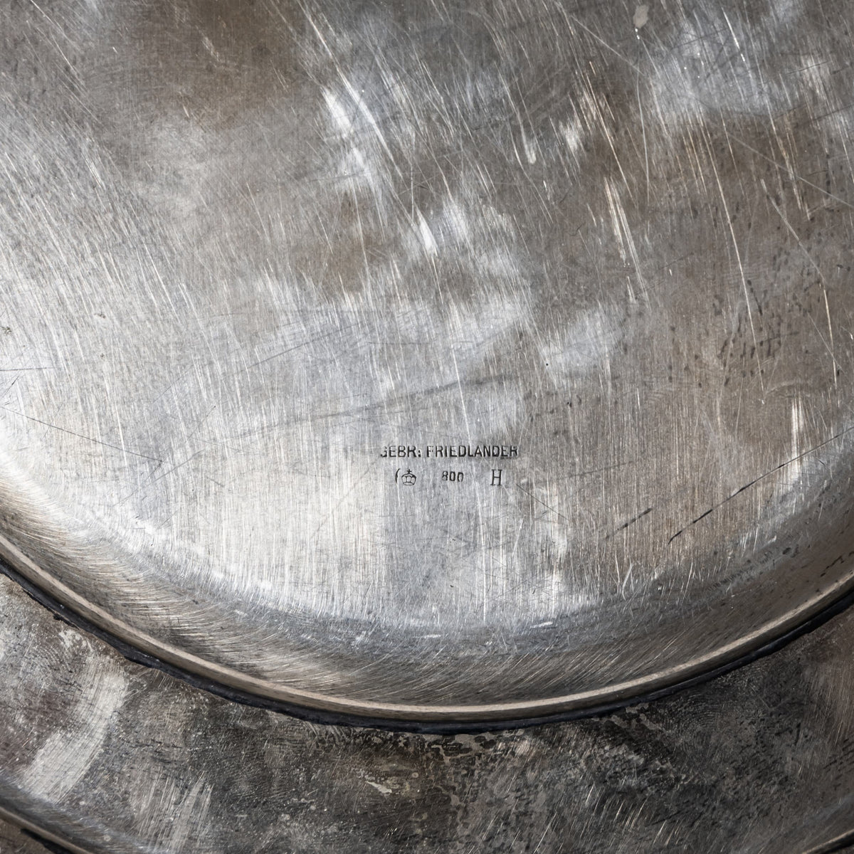Set of four Silver Charger Plates, Friedländer Berlin, c. 1900