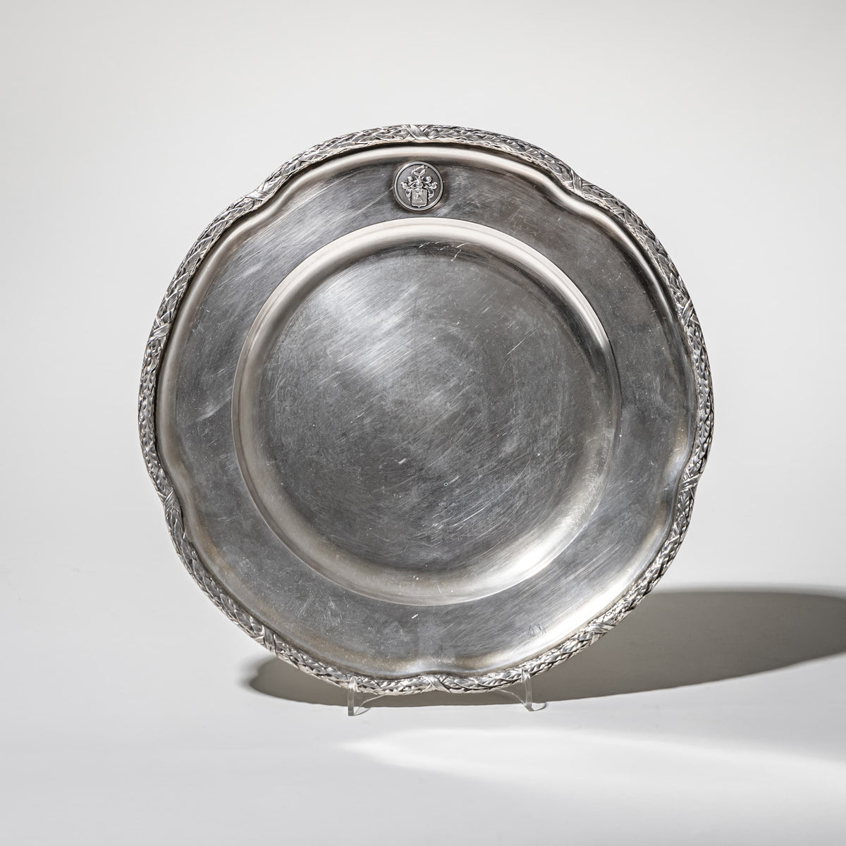 Set of four Silver Charger Plates, Friedländer Berlin, c. 1900