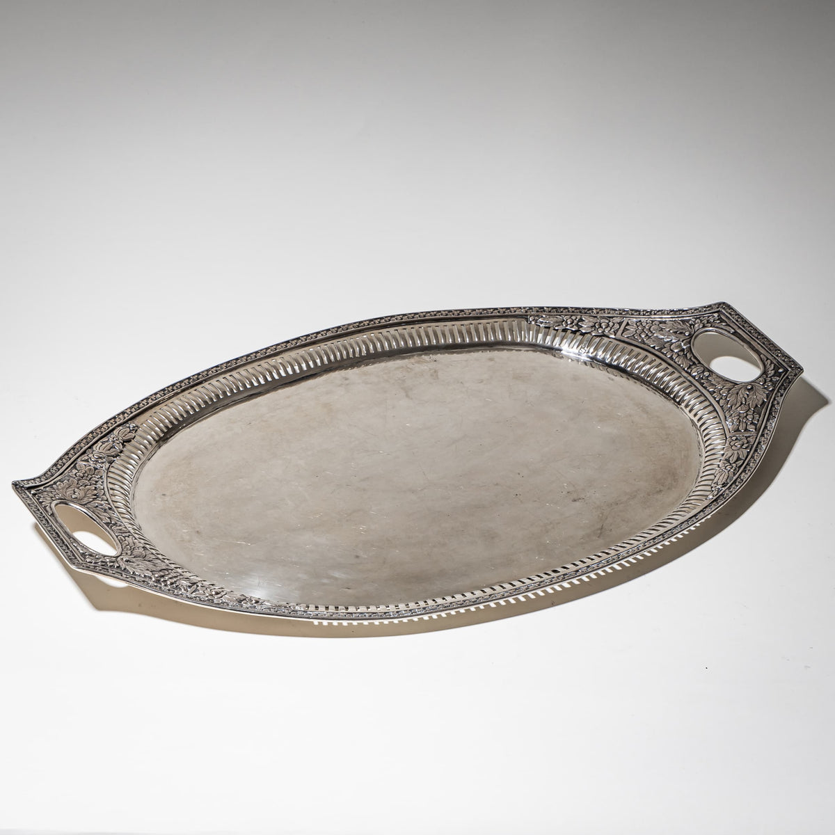 Neoclassical Silver Tray, Weißenfels, c. 1811-1820