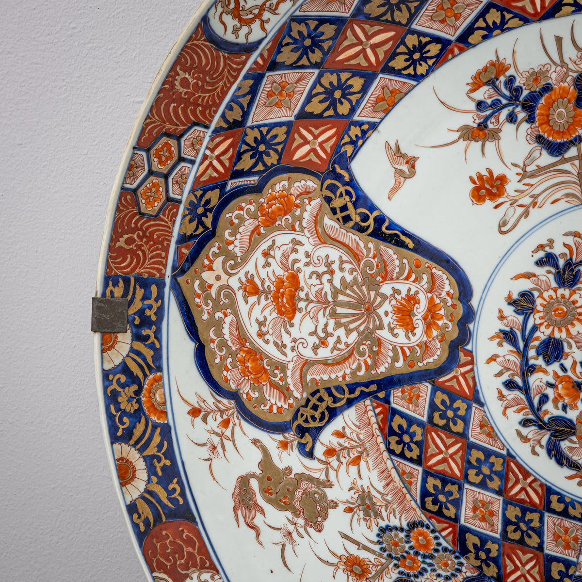 Large Imari Wall Plate, Japan, Meiji Period (1868–1912)