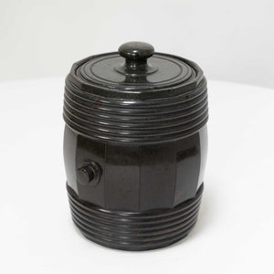 Serpentine Tobacco Pot, Zöblitz, early 19th Century