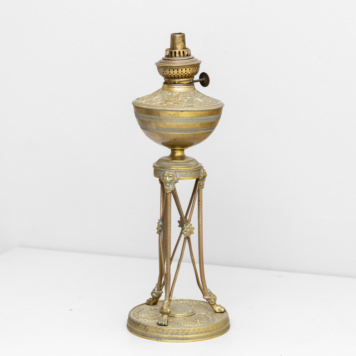 Antique oil lamp, 2nd half 19th century