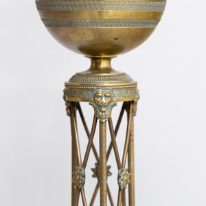 Antikisierende Öllampe, 2. Hälfte 19. Jahrhundert