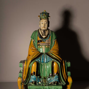 Daoist Ceramic Deity, Late Ming period