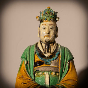 Daoist Ceramic Deity, Late Ming period